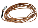 Spårlina läder natur 7x4 mm, 8 meter