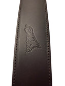 Jaktrem i läder, smal - Edvardson