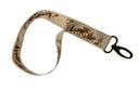 Nyckelband med älgmotiv i syntetfiber cirka 40 cm