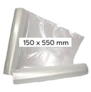 Kohokuvioitu tyhjiöpussi 150x550 mm