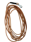 Spårlina läder natur 7x4 mm, 8 meter