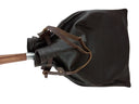 Package - Small Wilderness Pan with folding wooden handle, including storage bag - Edvardson 