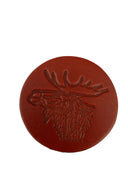 Kylskåpsmagnet läder (Älg, Björn ...)