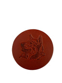 Kylskåpsmagnet läder (Älg, Björn ...)