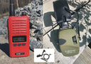 Radiopaket X5-155mhz, Hörselskydd+kabel PTT