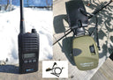 Radiopaket X5-155mhz, Hörselskydd+kabel PTT