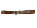 Ljusbrun läderbälte Edvardson (39mm)- svensktillverkad