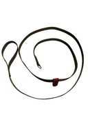 Enkel hundkoppel, flat, skogsgrön - Retrieverkoppel