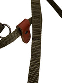 Enkel hundkoppel, flat, skogsgrön - Retrieverkoppel