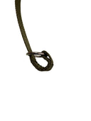 Enkel hundkoppel, flat, skogsgrön - Retrieverkoppel