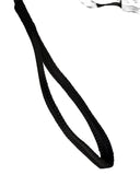 Enkel hundkoppel, flat, svart - Retrieverkoppel