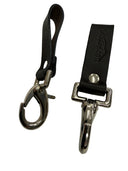 Dangler med stor (kromfärgad) karbinhake - Edvardson (50mm)